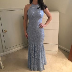 Periwinkle/light blue formal dress